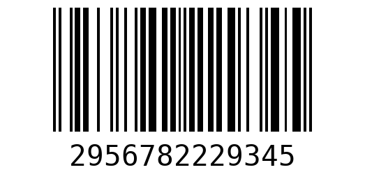 Штрихкод 2956782229345