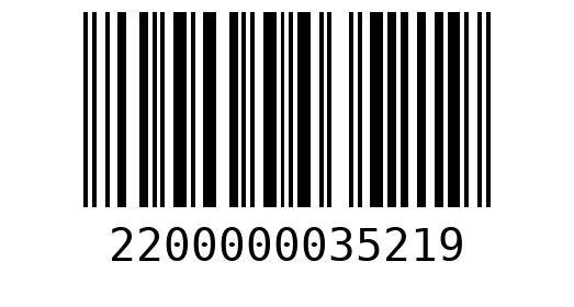 Штрихкод 2200000035219