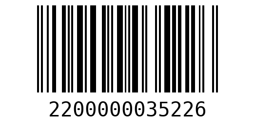 Штрихкод 2200000035226