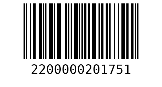 Штрихкод 2200000201751