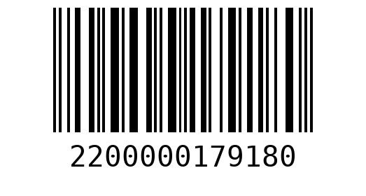 Штрихкод 2200000179180