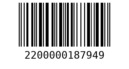 Штрихкод 2200000187949