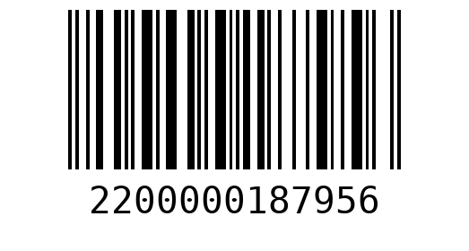 Штрихкод 2200000187956