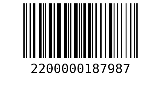 Штрихкод 2200000187987