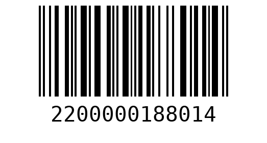 Штрихкод 2200000188014