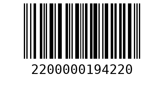 Штрихкод 2200000194220
