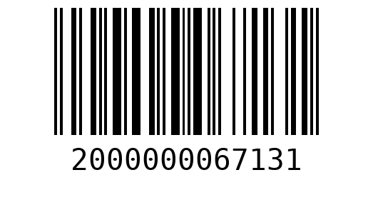 Штрихкод 2000000067131
