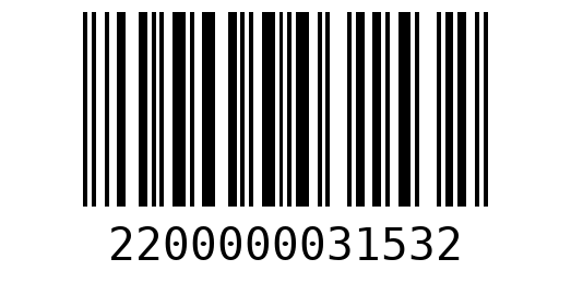 Штрихкод 2200000031532
