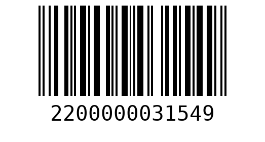 Штрихкод 2200000031549