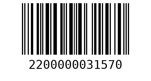 Штрихкод 2200000031570