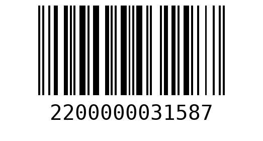 Штрихкод 2200000031587