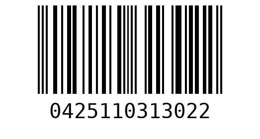 Штрихкод 042511031302