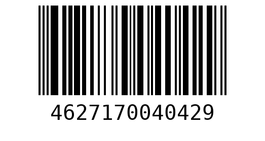 Штрихкод 4627170040429