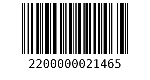 Штрихкод 2200000021465