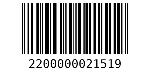 Штрихкод 2200000021519