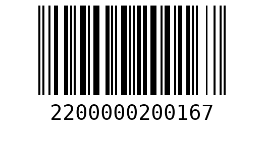 Штрихкод 2200000200167
