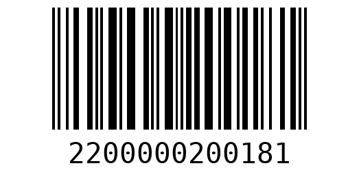 Штрихкод 2200000200181