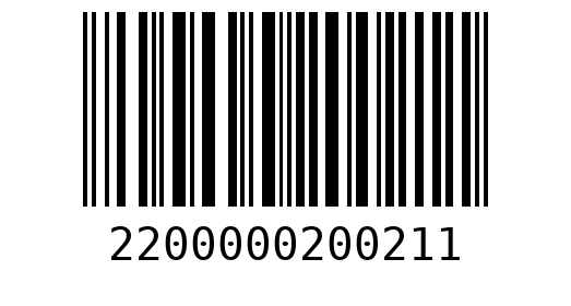 Штрихкод 2200000200211