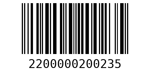Штрихкод 2200000200235