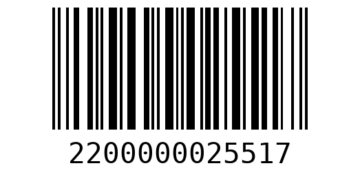 Штрихкод 2200000025517