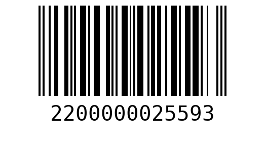 Штрихкод 2200000025593