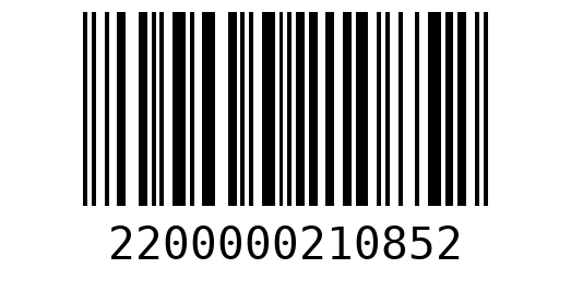 Штрихкод 2200000210852
