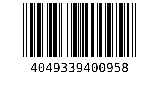 Штрихкод 4049339400958