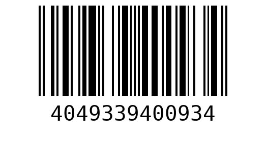 Штрихкод 4049339400934