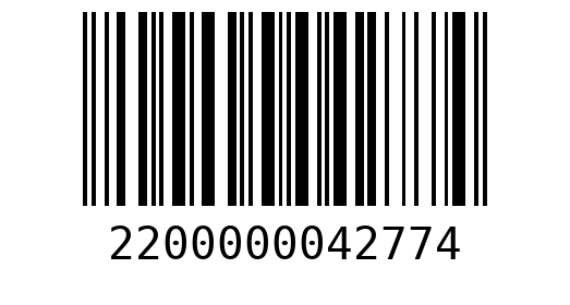 Штрихкод 2200000042774