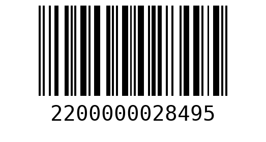 Штрихкод 2200000028495