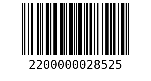 Штрихкод 2200000028525