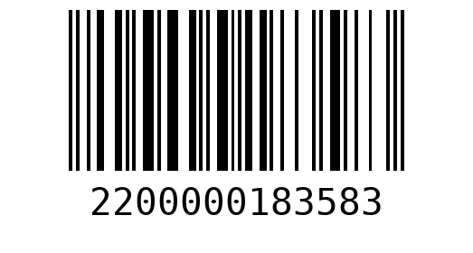 Штрихкод 2200000183583