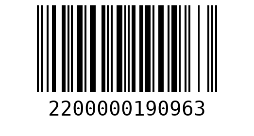 Штрихкод 2200000190963