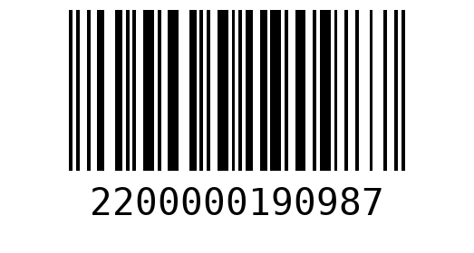 Штрихкод 2200000190987