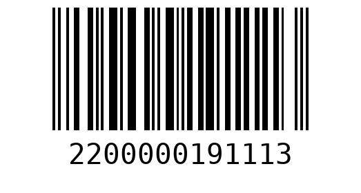 Штрихкод 2200000191113
