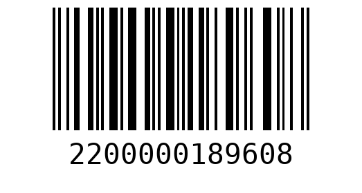 Штрихкод 2200000189608