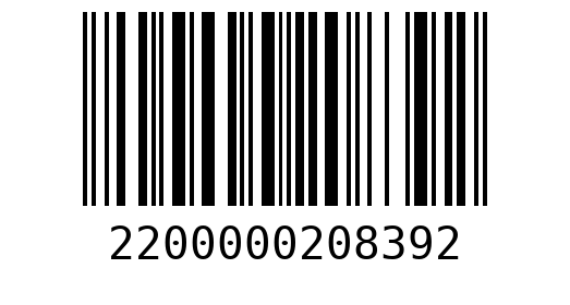 Штрихкод 2200000208392