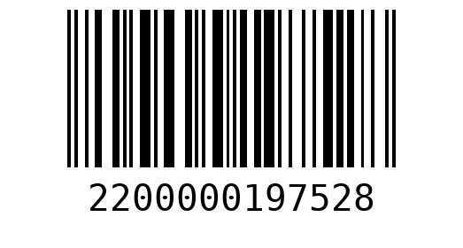 Штрихкод 2200000197528