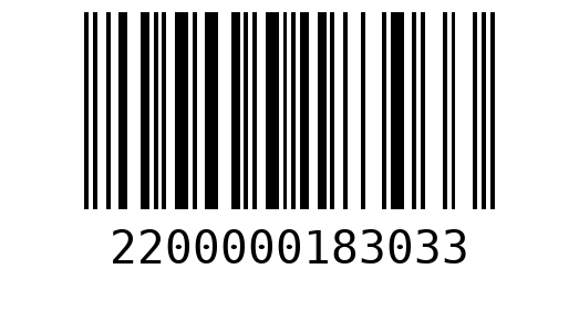Штрихкод 2200000183033