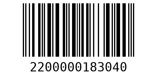 Штрихкод 2200000183040