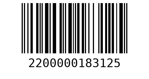 Штрихкод 2200000183125