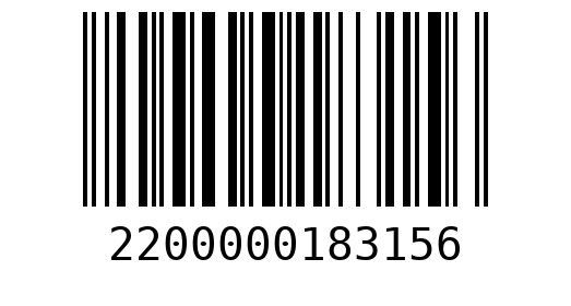 Штрихкод 2200000183156