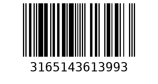 Штрихкод 3165143613993