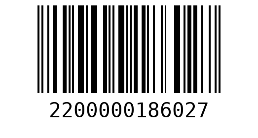 Штрихкод 2200000186027
