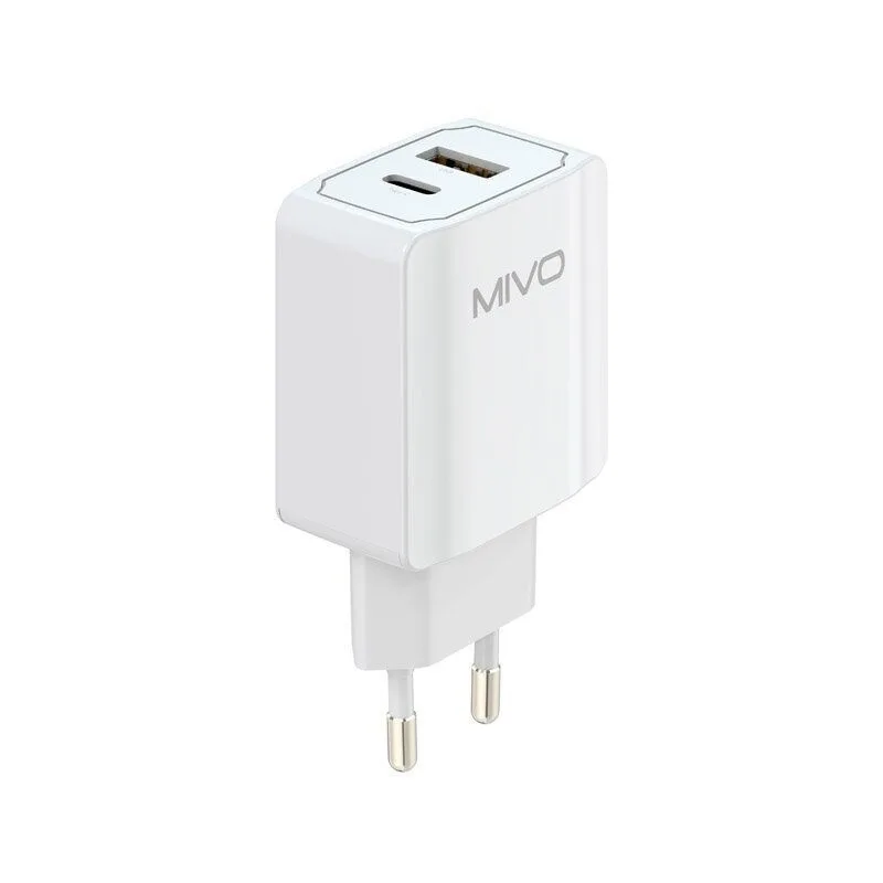 Сетевое зарядное устройство MIVO MP-322Q USB + Type-C