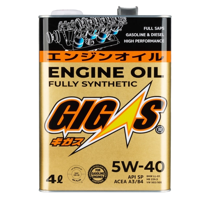 Масло моторное GIGAS 5W-40 SP A3/B4 4л
