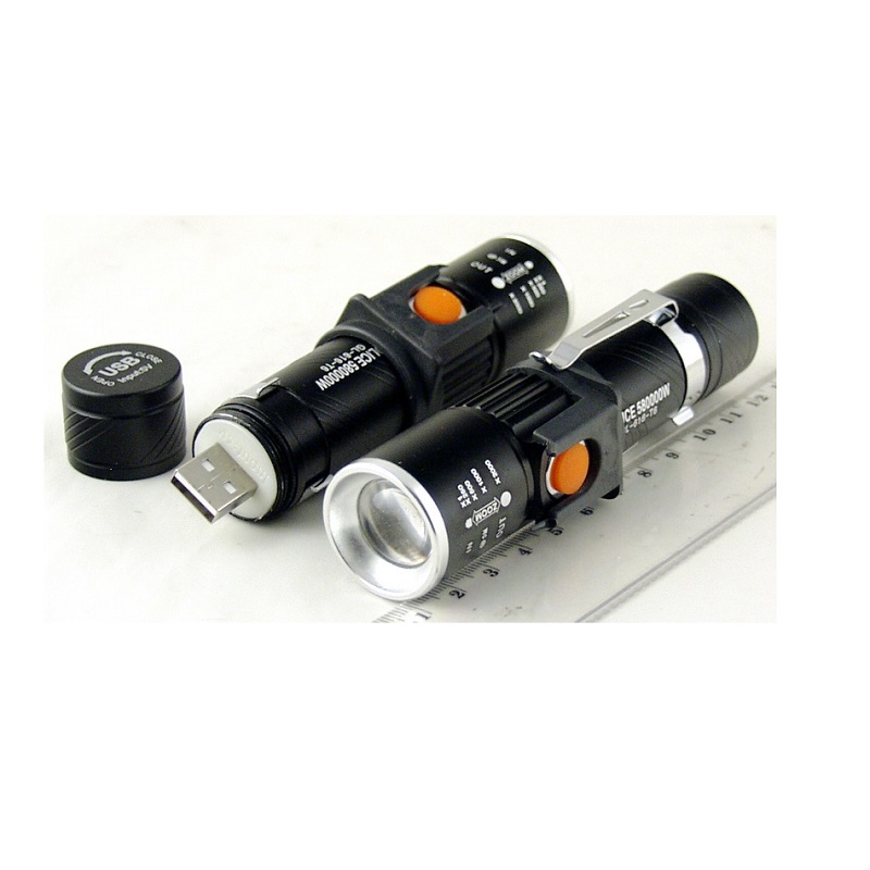 Фонарик zoom (USB) HYD 616 (карманный)