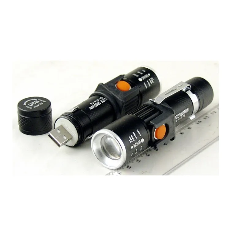 Фонарик zoom (USB) HYD 616 (карманный)