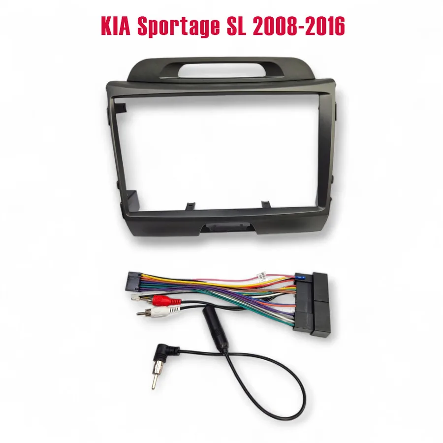 Установочный к-т для штатной а/м 9" KIA Sportage SL 2008-2016 вид. А + проводка