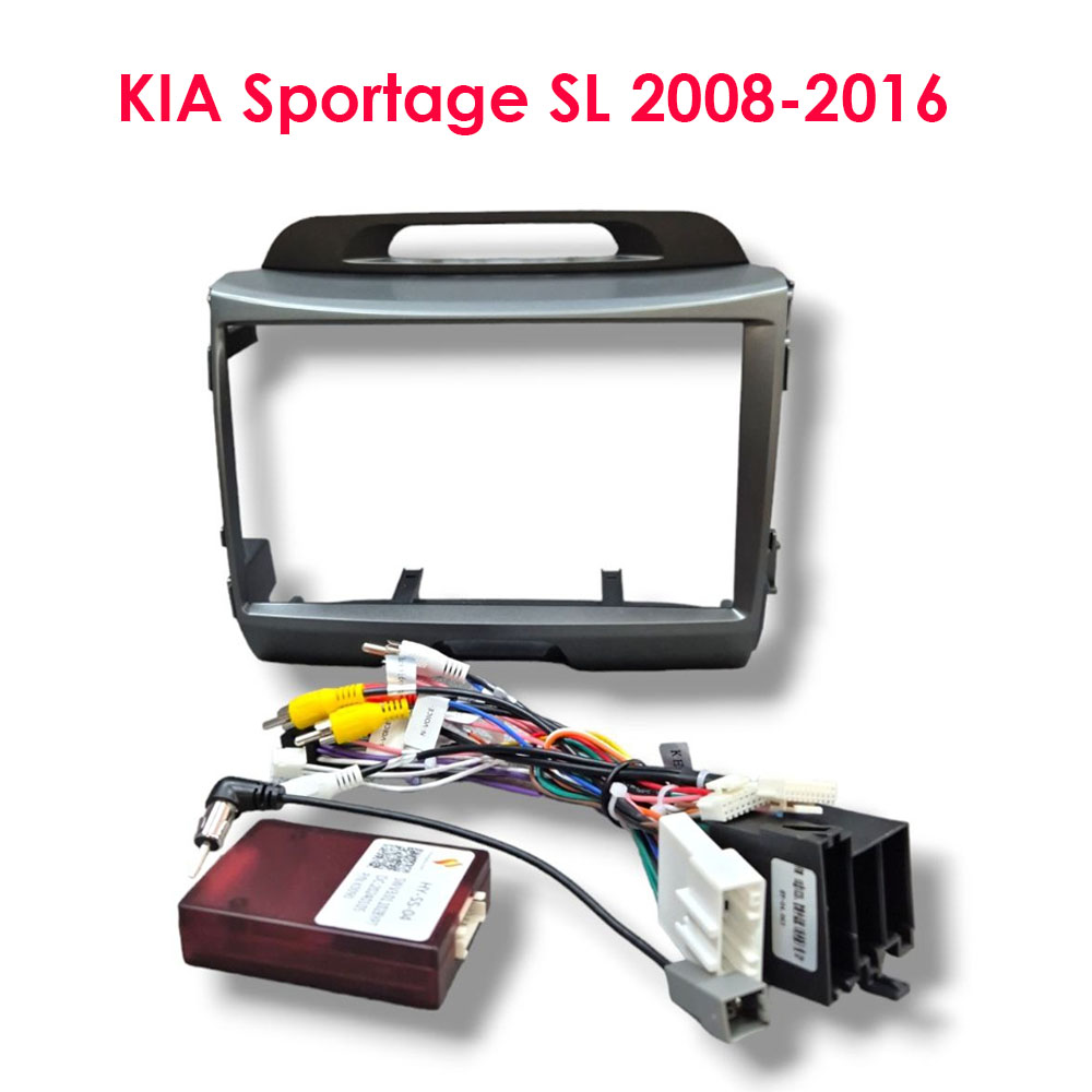 Установочный к-т для штатной а/м 9" KIA Sportage SL 2008-2016 вид. А + проводка